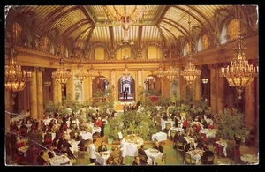 Innenraum Sheraton Palace San Francisco Kalifornien CA Restaurant Postkarte - Bild 1 von 1