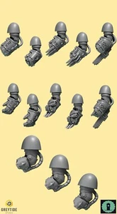 Space Wolves Terminator Power Fists - Greytide Studio - Primal Hounds - Picture 1 of 9