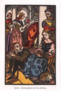 Hamlet - Otto Wirsching - 1933 ~11x16cm - Bild 1 von 1