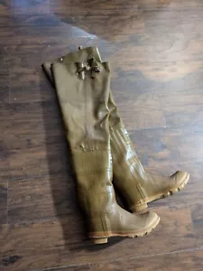 Vintage Converse Insulated Rubber Fly Fishing Thigh Boots Waders. Men's 9US - Picture 1 of 8