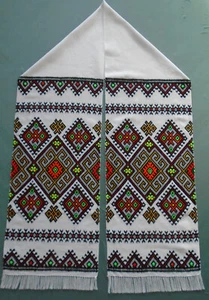 Asciugamano ucraino ricamato a mano, Rushnyk, Ucraina, vyshyvanka, ricamo - Foto 1 di 7