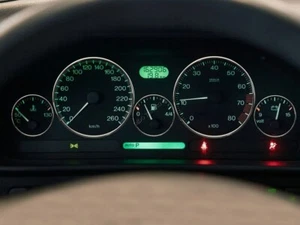 For Lancia Kappa 94-01 Polished Aluminium Gauge Rings Chrome Trim Surrounds x5 - Picture 1 of 5