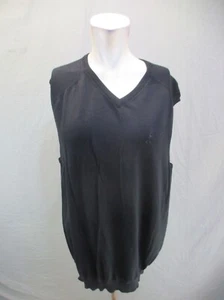 NUEVO CON ETIQUETAS NIKE DRI-FIT GOLF Talla L Para Hombres Negro Mezcla de Lana Cuello en V Elastizado Tejido Chaleco 700 - Imagen 1 de 12