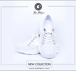 Designer Damen Sneaker Echtleder Weiß Größen 36/39/40 UVP: EUR 269,00 - Bild 1 von 3