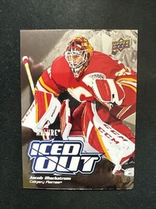 22-23 UD Allure Hockey Iced Out IO-19 Jacob Markstrom