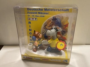 Pferdle + Äffle Bully 2 x Figur Werbung Ringen DM 2008 TSV Ehningen Set in Box - Bild 1 von 6