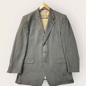 Tallia Uomo Mens Jacket Suit Coat Vintage 100% Wool Gabardine Sz 44L Academia - Picture 1 of 21