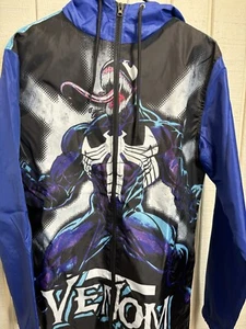 MARVEL SPIDER MAN VENOM WINDBREAKER SMALL NO TAGS NEW - Picture 1 of 7