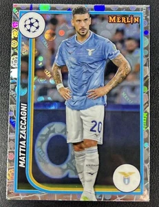 2023-24 Topps Merlin Chrome #118 Mattia Zaccagni Vintage Merlin Refractor - Picture 1 of 2