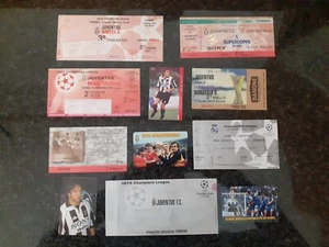 Lotto Biglietti Champion Juventus + schede ⚽️ 🦓 - Foto 1 di 3