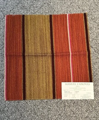 Manuel Canovas Paris Fabric 11.75” Swatch Remnant Vence Epice Cowtan Crafts - Image 1 of 4