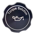 Torque Solution Billet Oil Cap (Black) Fits Subaru Engines