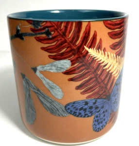 Taza Anthropologie Cerámica Mariposas Estudios Naturales 16 OZ Café Té - Imagen 1 de 7