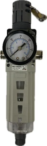 Camozzi MD1-FR0000-6 abschließbarer Filter/Reg 25 Mikrometer halbautomatischer Ablauf 6 mm Push Fit - Bild 1 von 2