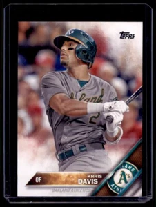 2016 Topps Khris Davis Oakland Athletics #598 1060 - Picture 1 of 2