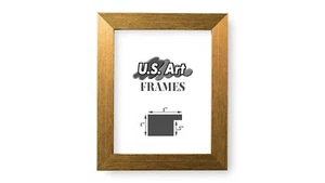 US Art Frames 1" Flat Harvest Gold MDF Wall Decor Picture Poster Frame, CS1 - Picture 1 of 6