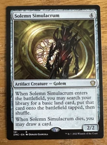 MTG Dominaria United Commander, Solemn Simulacrum - Picture 1 of 1