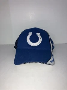 Mütze Kappe Indianapolis Colts Trainingslager Kopf bis Fuß Reifen Scheune Feld verstellbar - Bild 1 von 6
