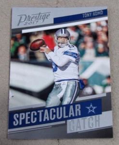 2017 Prestige Spectacular Catch #3 Tony Romo - Picture 1 of 2
