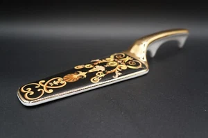 Cuchillo cortador Versace Rosenthal barroco dorado adornado para servidor de pasteles #1. - Imagen 1 de 10