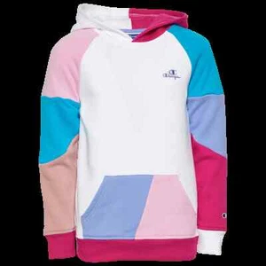 Champion Girl's Colorblock Hoodie Girls Grade School CLG332 MSRP $55 NEW w TAGS - Picture 1 of 2