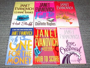 Lot of 6 Janet Evanovich Paperback Books (One for the Money, Four to Score) - Bild 1 von 3