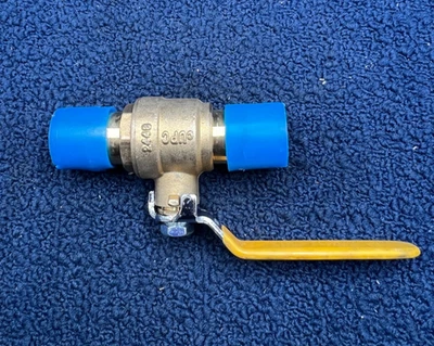 Bluefin 1" PEX Ball Valve 400 WOG Lead Free - Image 1 of 4