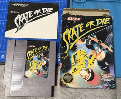 Skate or Die (Nintendo Entertainment System, 1988) Completo En Caja Y Probado Foto 1 de 4