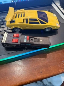 Vintage Shinsei Radio Elecon gelb Lamborghini Countach LP500s RC - Bild 1 von 14