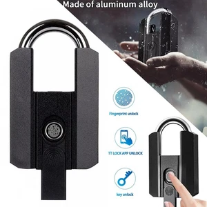 Impermeable Inteligente Bluetooth Huellas Dactilares Candado y Llaves Resistente Armario Bloqueo APP - Imagen 1 de 14