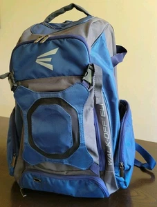 Zaino baseball Easton Walk Off Elite tutto blu grande ottime condizioni - Foto 1 di 19