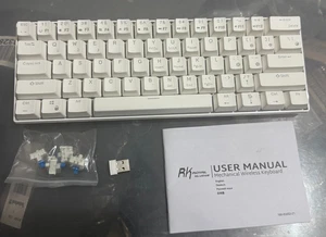 RK61 Wireless Mechanical Gaming Keyboard, Compact 61 Keys Bluetooth - Picture 1 of 11