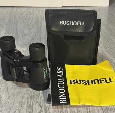 Bushnell Insta Focus 4x30 Power View Binoculars W? Original Case  Strap Manual - Image 1 of 4