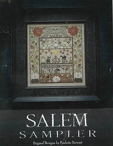 PLUM STREET:  SALEM SAMPLER CROSS STITCH PATTERN - Picture 1 of 1