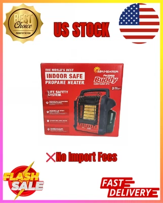 Mr. Heater MH9BX Propane Radiant Heater - Red/Black - Image 1 of 4