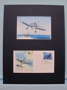 Honoring World War II Hellcat Fighter & First Day Cover of its own stamp - Picture 1 of 1