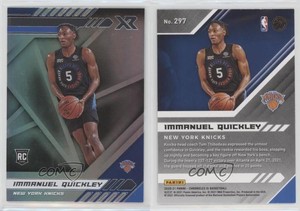 2020-21 Panini Chronicles Xr Immanuel Quickley #297 Rookie RC