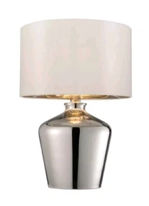 Endon Lighting Waldorf table 60W SW - chrome glass - 61198 - Picture 1 of 7