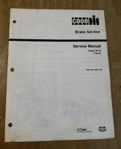 Case IH GSS-1051 Bremsen Super M-TA Traktor Service Manual #1J-2499-X15 - Bild 1 von 7