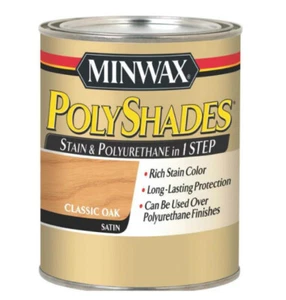 Minwax 61370444 Polyshades Interier Stain And Polyurethane Finish, Classic Oak - Picture 1 of 1