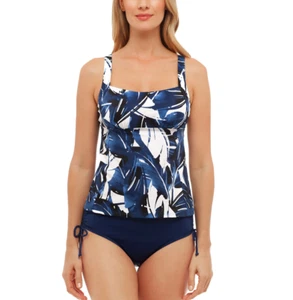 St. John's Bay Viva Antigua genähter Bauern-Tankini Größen 8, 12 UVP 48,00 $ - Bild 1 von 3