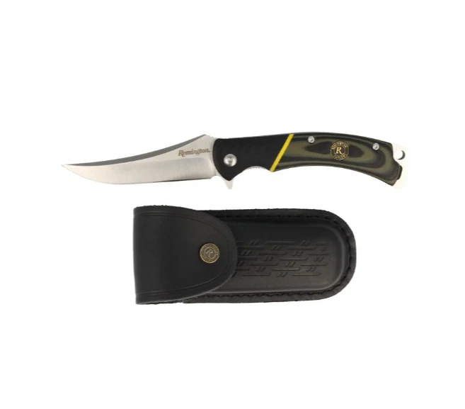 Remington Hunter Linerlock Folding Knife D2 Steel Blade G10 Handle - 15632