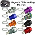 M14x1.5 Car Engine Magnetic Oil Drain Plug Nut Sump Bolt Nut Screw Accessories