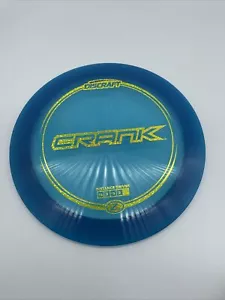 Discraft Z Crank Driver Disc Golf Disc 173-174g Dk Blue With Good Foil Stamp - Picture 1 of 6