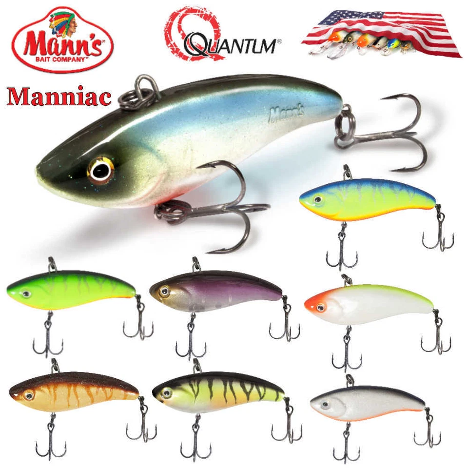 Mann's Manniac by Quantum 7,5cm 18g Wobbler Vertical Köder Farbe zur Auswahl     - Bild 1 von 1