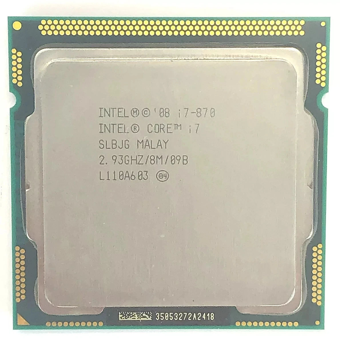 Intel Core i7 870 2.93GHz/8M/09B SLBJG Intel Core i7-870 - BV80605001905AI &frasl; BX80605I7870 &frasl; BXC80605I7870