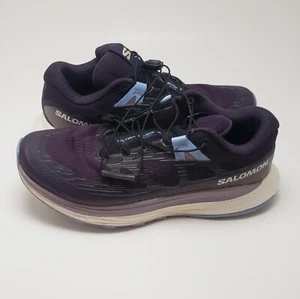 Womens Salomon Ultra Glide 2 Nightshade Vanilla Trail Running Shoes Size 6.5 - Picture 1 of 7