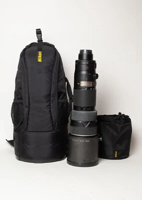 Exc++ Nikon USA Nikkor 200-400 mm f4 G IF ED VR AF-S AFS Lens, Hood , Case , Cap - Image 1 of 4
