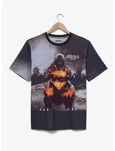 Godzilla Fiery Faded T-Shirt — BoxLunch Exclusive XL - Picture 1 of 2