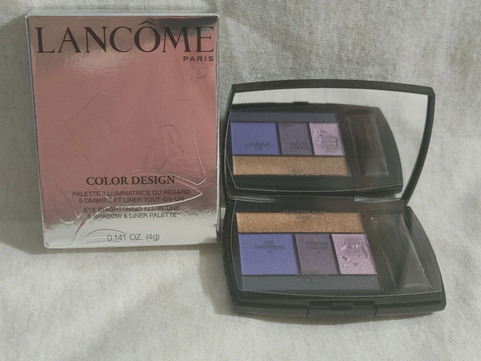 Lancome Color Design Bright Eyes 5 Shadow Palettes 313 Jacaranda Bloom